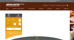 Desktop Screenshot of hotelarenacenter.com