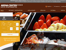 Tablet Screenshot of hotelarenacenter.com